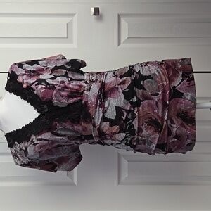 Maurices | Pink, Purple, Black Blouse